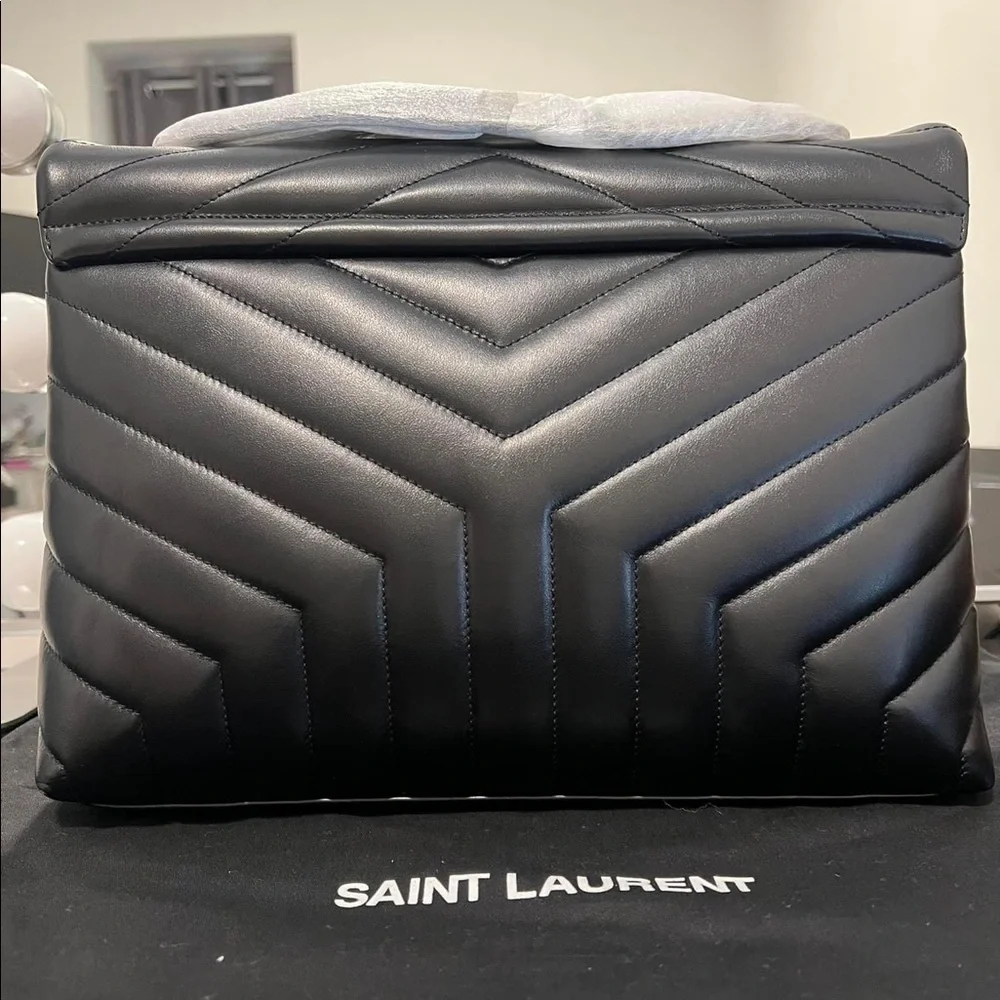 Brand new YSL Lou Lou Medium Black with Silver. - Picture 3 of 12